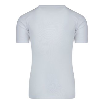 10-Pack Heren T-shirts met V-hals en K.M. M3000 Wit