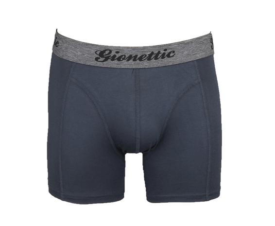 6-Pack Gionettic Bamboe Heren boxershorts  model Maxx Owen - Antraciet