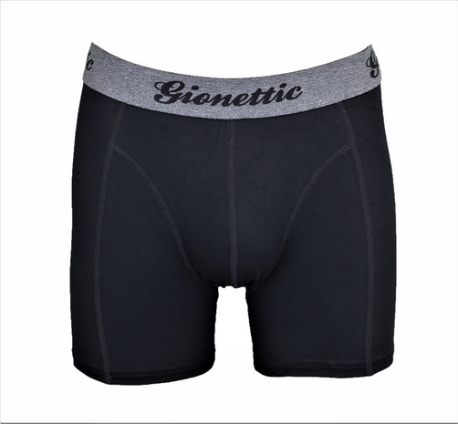 3-Pack Gionettic Modal Heren boxershorts Zwart
