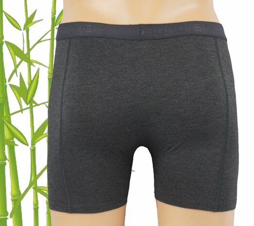 10+1 gratis Bamboe heren Boxershorts Boru Antraciet