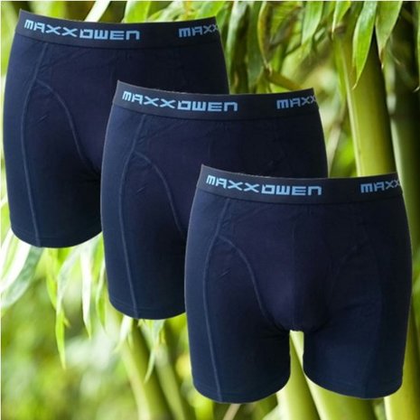 3-pack bamboe heren boxershorts Maxx Owen Marine