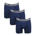 3-Pack Gionettic Modal Heren boxershorts Marine_