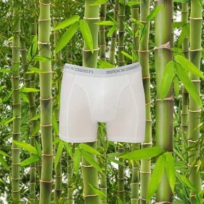 Bamboe heren Boxershort Maxx Owen Wit