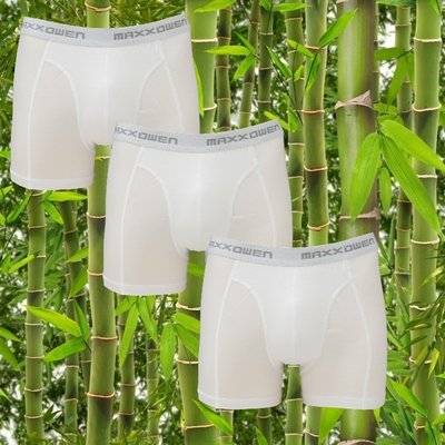 3-pack bamboe heren Boxershorts Maxx Owen Wit