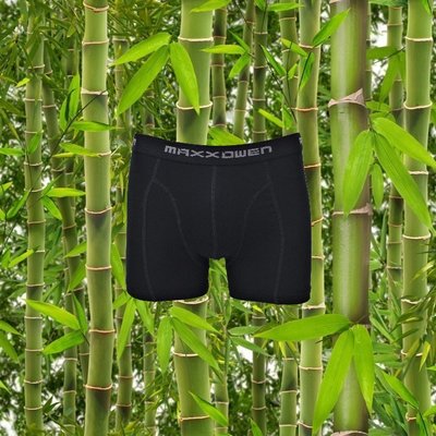 Bamboe heren boxershort Maxx Owen Zwart