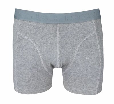 Heren boxershort H152 Gemeleerd Grijs