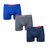 4485 3-pack polyamide Heren boxershorts Marine/Blauw/Grijs