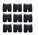 9-Pack Gionettic Modal Heren boxershorts Zwart_