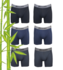 6-Pack Gionettic Bamboe Heren boxershorts model Maxx Owen Assorti _