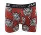 H249-30068 2-pack Heren Boxershort met print Rood/Grijs_